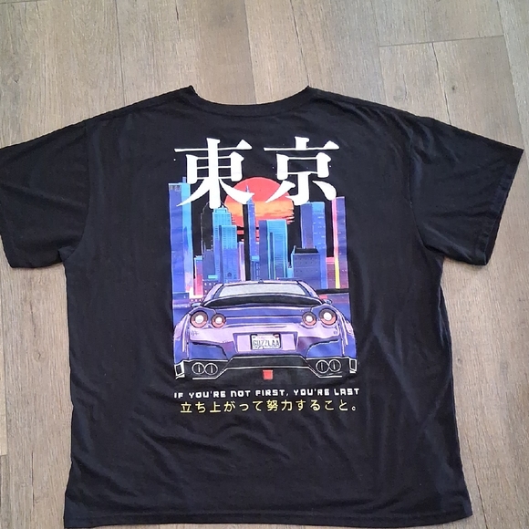 2 Monkeys TOKYO DRIFT Themed Black 2XL T-Shirt - Picture 1 of 5